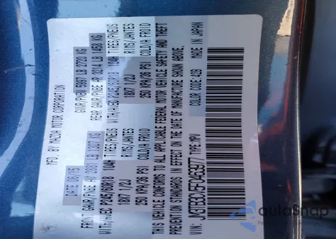 2015 Mazda Cx-9 Touring z USA, uszkodzony, nr VIN JM3TB3CV5F0463977